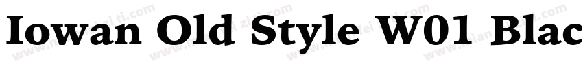 Iowan Old Style W01 Black字体转换